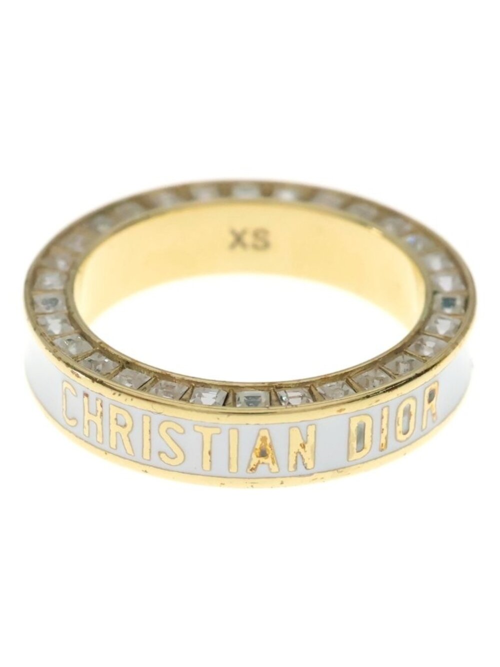 Dior Nightcode Ring Rhinestone White Gold